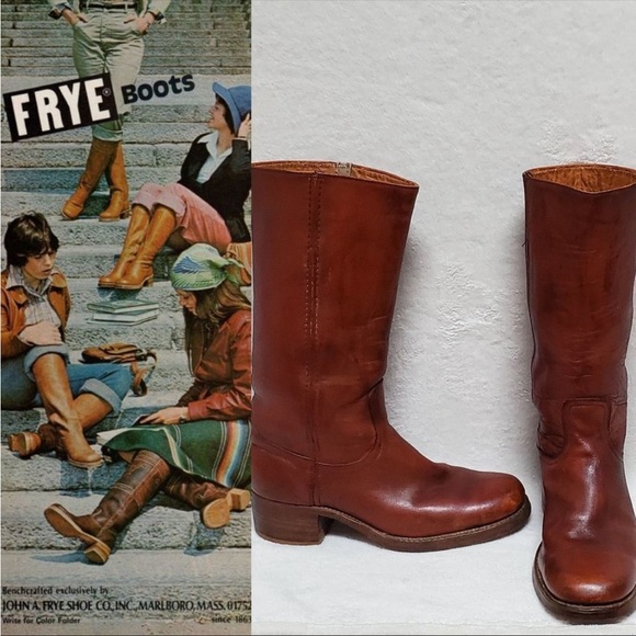 Frye Shoes - 🥰😍FRYE Campus red boots 5.5